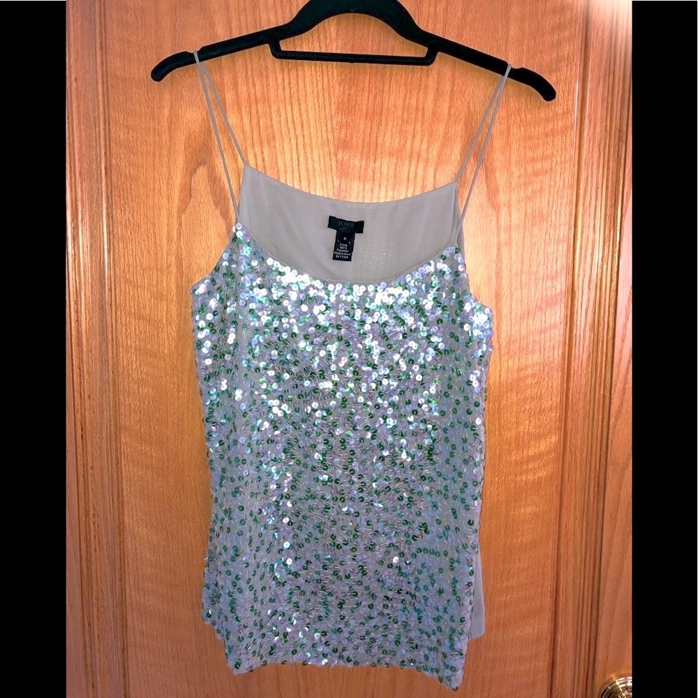 NWT J.CREW Sequined Cami